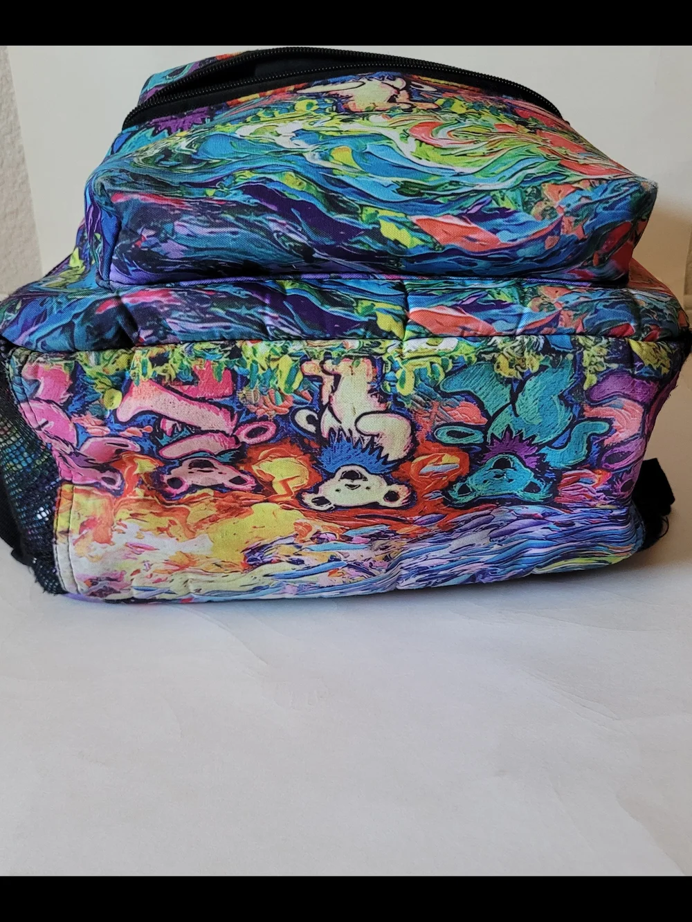 Van Gogh Grateful Dead Dancing Bears Print Backpack - Unbranded